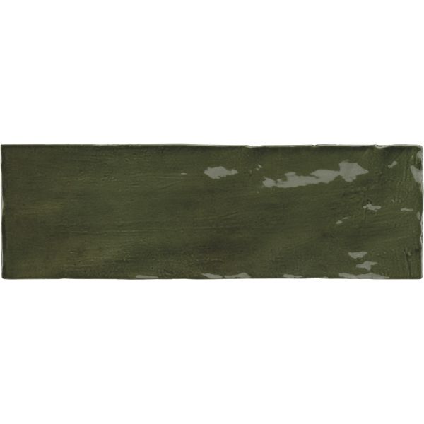La Riviera Botanical Green Gloss Subway 65x200mm